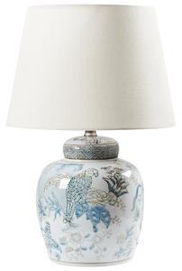 Stolní lampa JAMAPA Porcelán Bílá/Modrá