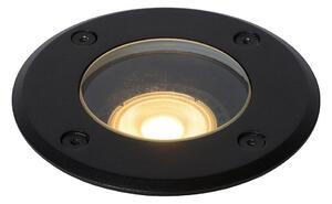 Lucide 11801/01/30- Venkovní zápustné svítidlo BILTIN 1xGU10/35W/230V IP67 černá