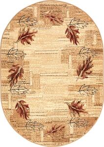 Oválný koberec Agnella Standard Olsza Béžový Rozměr: 120x170 cm