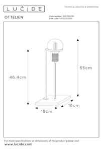 Lucide 30571/01/30 - Stolní lampa OTTELIEN 1xE27/60W/230V