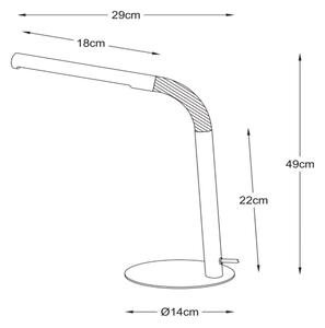 Lucide 36612/03/31 - LED Stolní lampa GILLY LED/5W/230V bílá