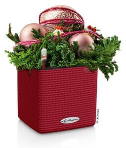 Samozavlažovací květináč Cube Color, průměr 14 cm, antracitová