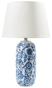 Stolní lampa AIBONITO Porcelán Bílá/Modrá