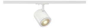 SLV BIG WHITE ENOLA_C, bodové svítidlo pro vysokonapěťovou 1fázovou proudovou sběrnici, LED, 3000K, kulaté, bílé, 35°, 11,2 W, vč. 1