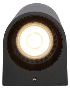Lucide 69801/02/30 - Venkovní nástěnné svítidlo ZARO 2xGU10/35W/230V IP44 černá