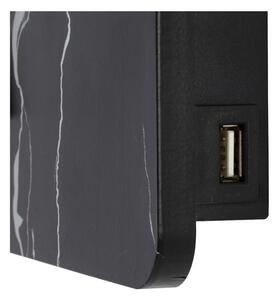 Lucide 77282/03/30 - LED Nástěnné bodové svítidlo OREGON LED/4W/230V USB černá