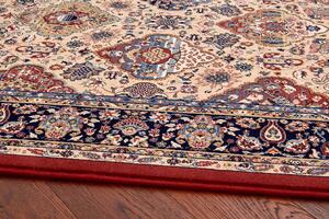Kusový koberec vlněný Osta Brilliant 75144 110 červený krémový Rozměr: 160x230 cm