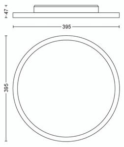 Philips - LED Stmívatelné stropní svítidlo Hue AURELLE LED/19W/230V + DO