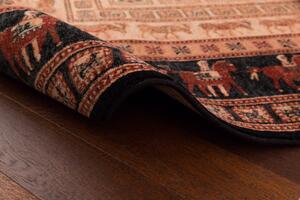 Kusový koberec vlněný Osta Kashqai 4301 102 béžový bordó Rozměr: 200x300 cm