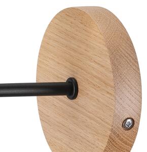 Nástěnné svítidlo VITO OAK 1xE27/60W/230V