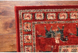 Kusový koberec vlněný Osta Kashqai 4301 300 červený Rozměr: 80x160 cm