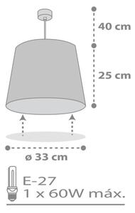 Dalber 82212B - Dětský lustr STAR LIGHT 1xE27/60W/230V bílá