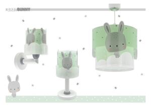 Dalber 61151H - Dětská lampička BUNNY 1xE14/40W/230V zelená