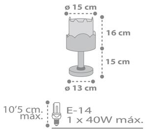 Dalber 61151H - Dětská lampička BUNNY 1xE14/40W/230V zelená