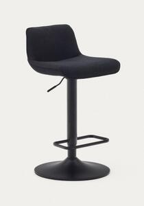ZENDA BLACK barová židle černá