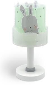 Dalber 61151H - Dětská lampička BUNNY 1xE14/40W/230V zelená