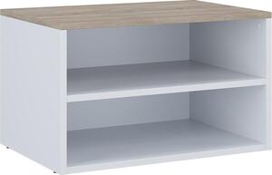 Komoda Vicco Betti Bílá/Sonoma 60 x 36 cm se 2 přihrádkami, Model 56433