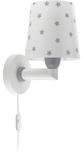 Dalber 82219B - Dětské nástěnné svítidlo STAR LIGHT 1xE27/60W/230V bílá