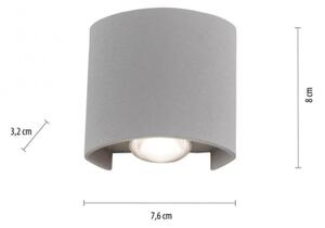 Paul Neuhaus 9486-21 - LED Venkovní nástěnné svítidlo CARLO 2xLED/1,7W/230V IP54