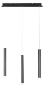 Leuchten Direkt 15203-18 - LED Lustr na lanku 3xLED/4,8W/230V černá