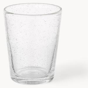 Ručně foukané sklenice se vzduchovými bublinami Bubble, 4 ks