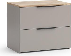 Kredenc Vicco Wido Greige 60 x 50 cm se 2 zásuvkami, Model 56614