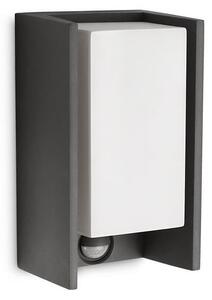 Philips - Venkovní nástěnné svítidlo se senzorem BRIDGE 1xE27/15W/230V IP44