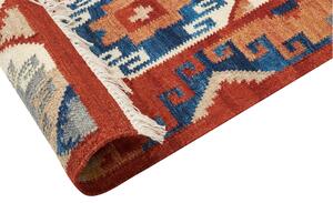 Vlněný kelimový koberec 80 x 150 cm vícebarevný LUSARAT