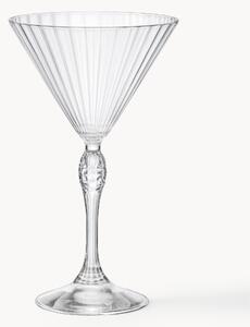 Sklenice na martini's drážkovou strukturou America's Cocktail, 4 ks