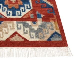 Vlněný kelimový koberec 200 x 300 cm vícebarevný LUSARAT