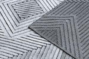 Makro Abra Moderní kusový koberec SIERRA G5011 šedý / černý Rozměr: 120x170 cm