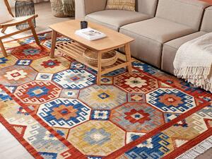 Vlněný kelimový koberec 200 x 300 cm vícebarevný LUSARAT