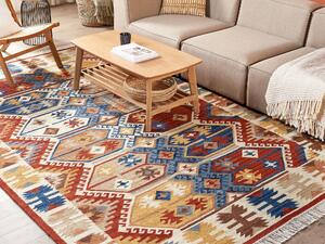 Vlněný kelimový koberec 200 x 300 cm vícebarevný VANASHEN