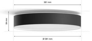 Philips - LED Stmívatelné stropní svítidlo Hue ENRAVE M LED/19,2W/230V černá+ DO