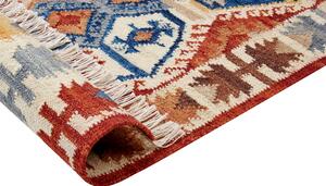 Vlněný kelimový koberec 160 x 230 cm vícebarevný VANASHEN