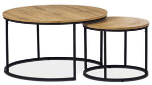 Sada 2 konferenčních stolků AF-3002 OAK