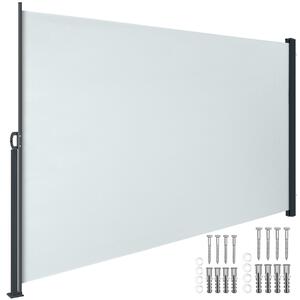 Tectake Výsuvná boční markýza s navíjecím mechanismem, neprůhledná - 300 x 200 cm,šedá