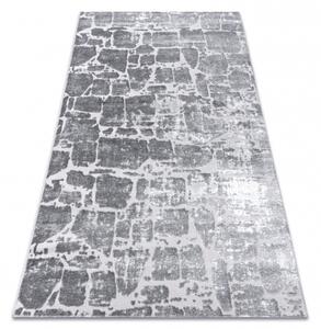Makro Abra Moderní kusový koberec MEFE 6184 Kámen tmavě šedý Rozměr: 120x170 cm