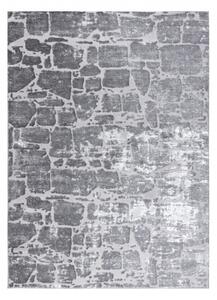 Makro Abra Moderní kusový koberec MEFE 6184 Kámen tmavě šedý Rozměr: 180x270 cm