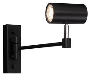 Shilo 2209 - Nástěnná lampička FUSSA 1xGU10/15W/230V černá
