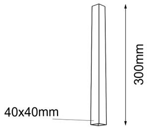 Shilo 1705 - Bodové svítidlo DOHA 1xGU10/15W/230V černá