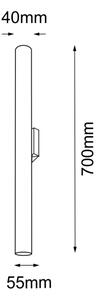 Amplex 8877 - Nástěnné svítidlo AKADI 2xGU10-MR11/15W/230V