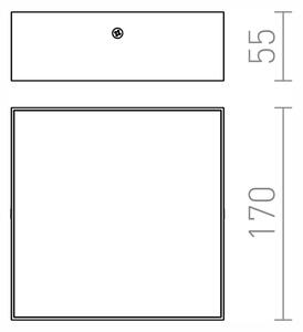 RED - Design Rendl - R12849 - LED Stropní svítidlo LARISA LED/15W/230V černá