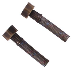 Ohebná hadice z nerezové oceli FxF 1/2 "x1/2", 40 cm, bronzová