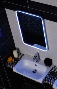 Sapho Float zrcadlo s LED osvětlením 60x80cm, bílá 22572