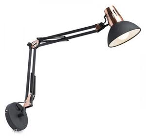 RED - Design Rendl - R12651 - Nástěnná lampa ANTE 1xE27/28W/230V černá