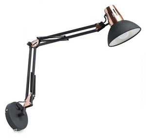RED - Design Rendl - R12651 - Nástěnná lampa ANTE 1xE27/28W/230V černá