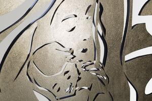 Mauro Ferretti 3D panel MATERNITY GOLD 120X2X64 cm