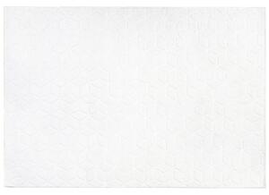 Koberec z umělé zaječí kožešiny 160 x 230 cm bílý THATTA