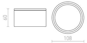 RED - Design Rendl - R10430 - Venkovní svítidlo MERIDO 1xGX53/11W/230V IP54